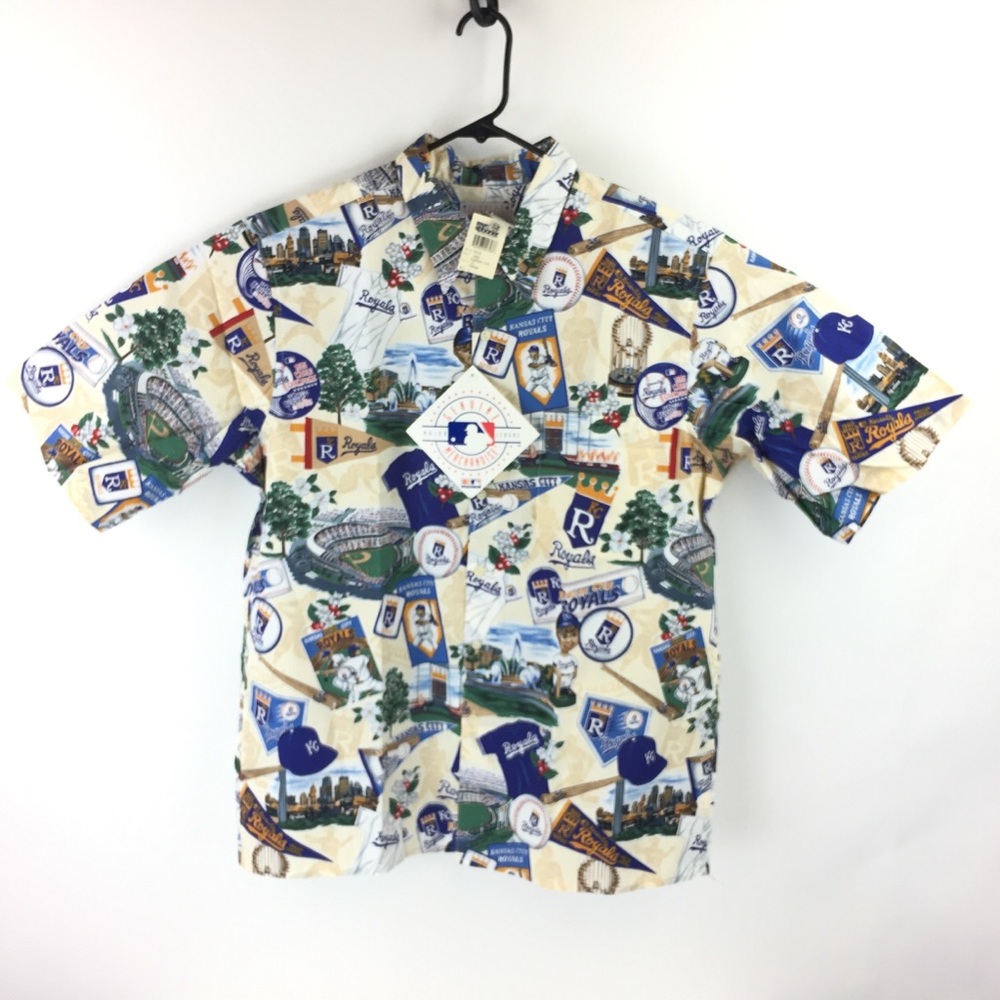 Reyn Spooner Kansas City Royals Men's Aloha Shirt